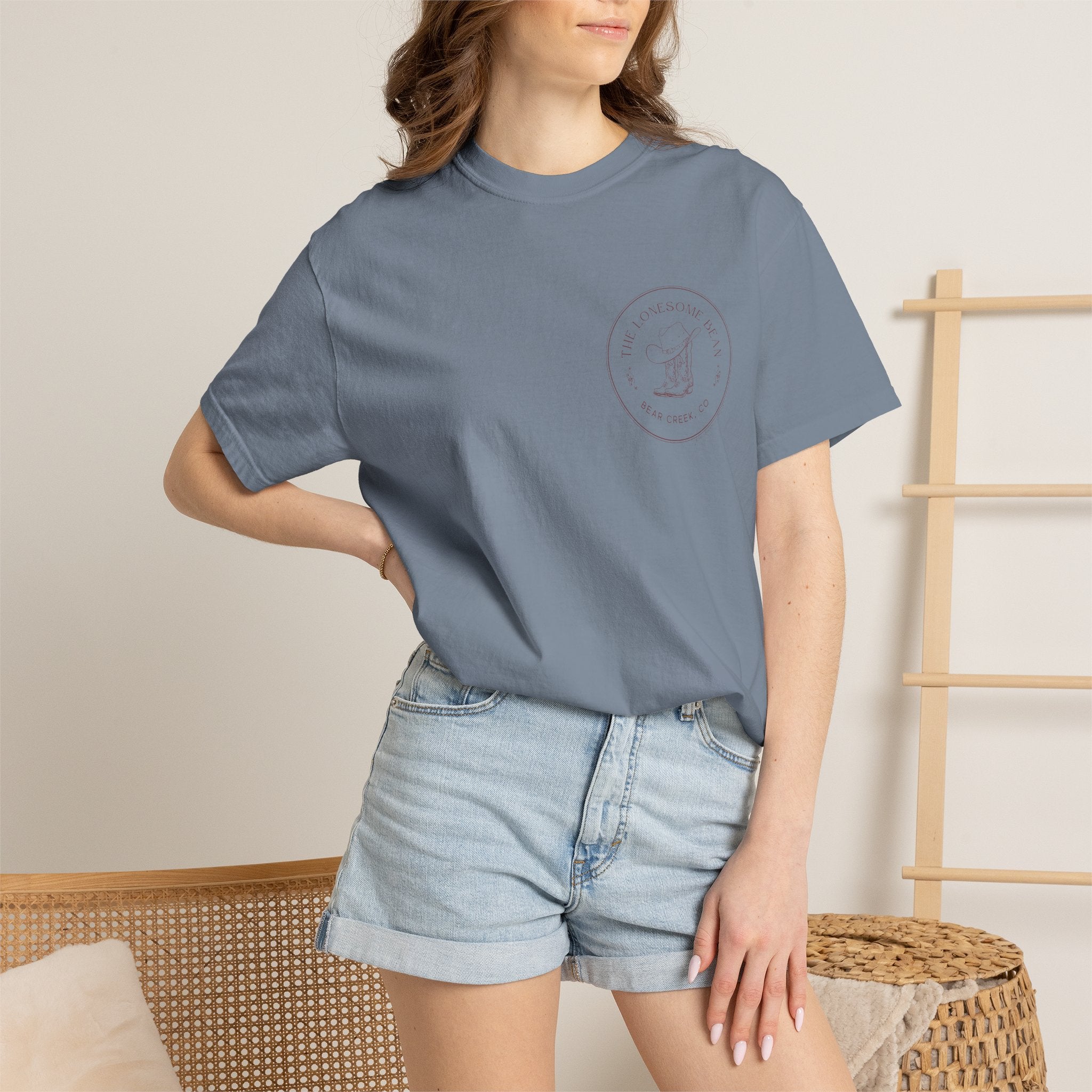 The Lonesome Bean Cafe (Bear Creek Series) Unisex Garment-Dyed T-shirt