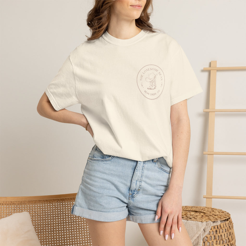 The Lonesome Bean Cafe (Bear Creek Series) Unisex Garment-Dyed T-shirt