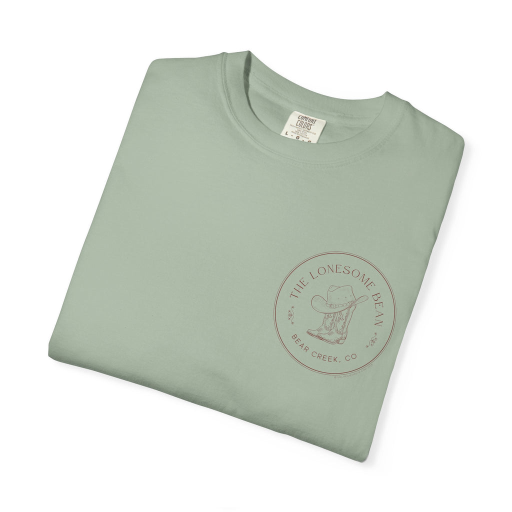 The Lonesome Bean Cafe (Bear Creek Series) Unisex Garment-Dyed T-shirt
