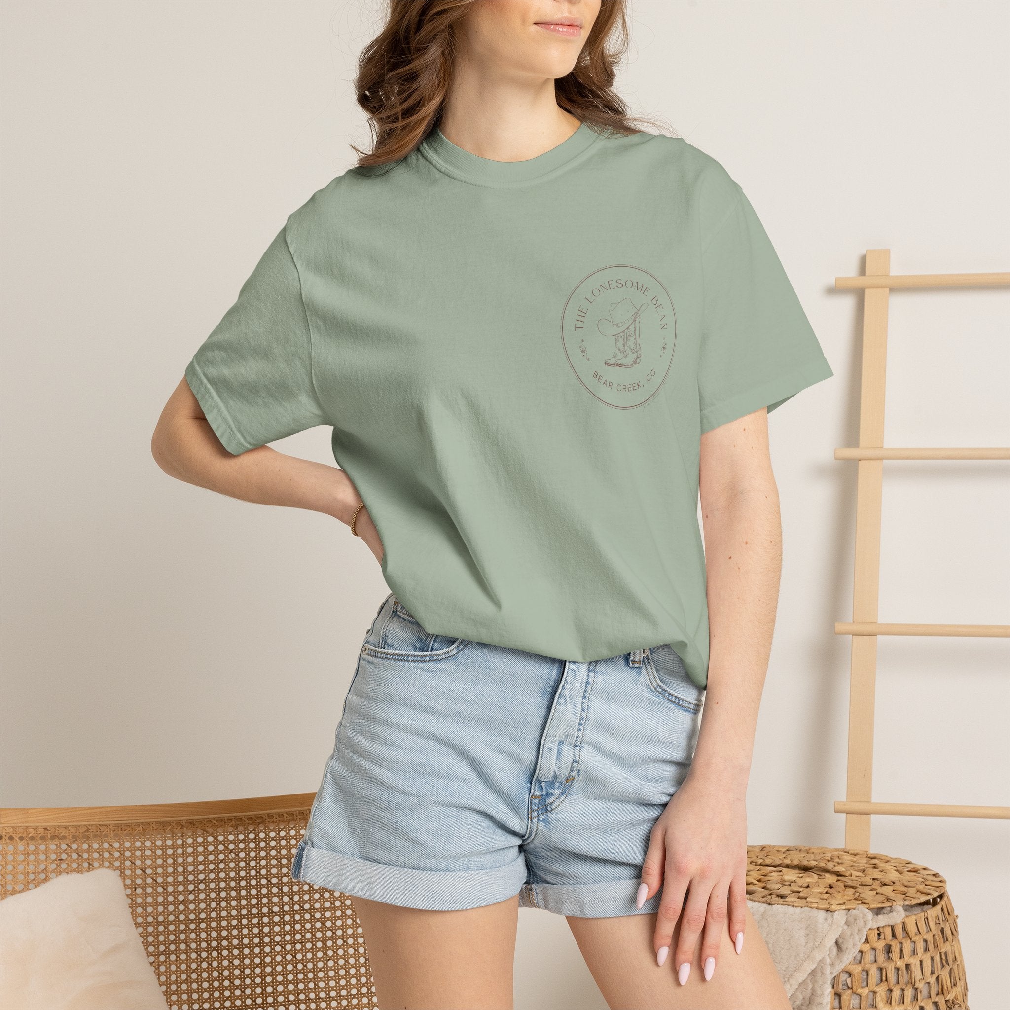 The Lonesome Bean Cafe (Bear Creek Series) Unisex Garment-Dyed T-shirt