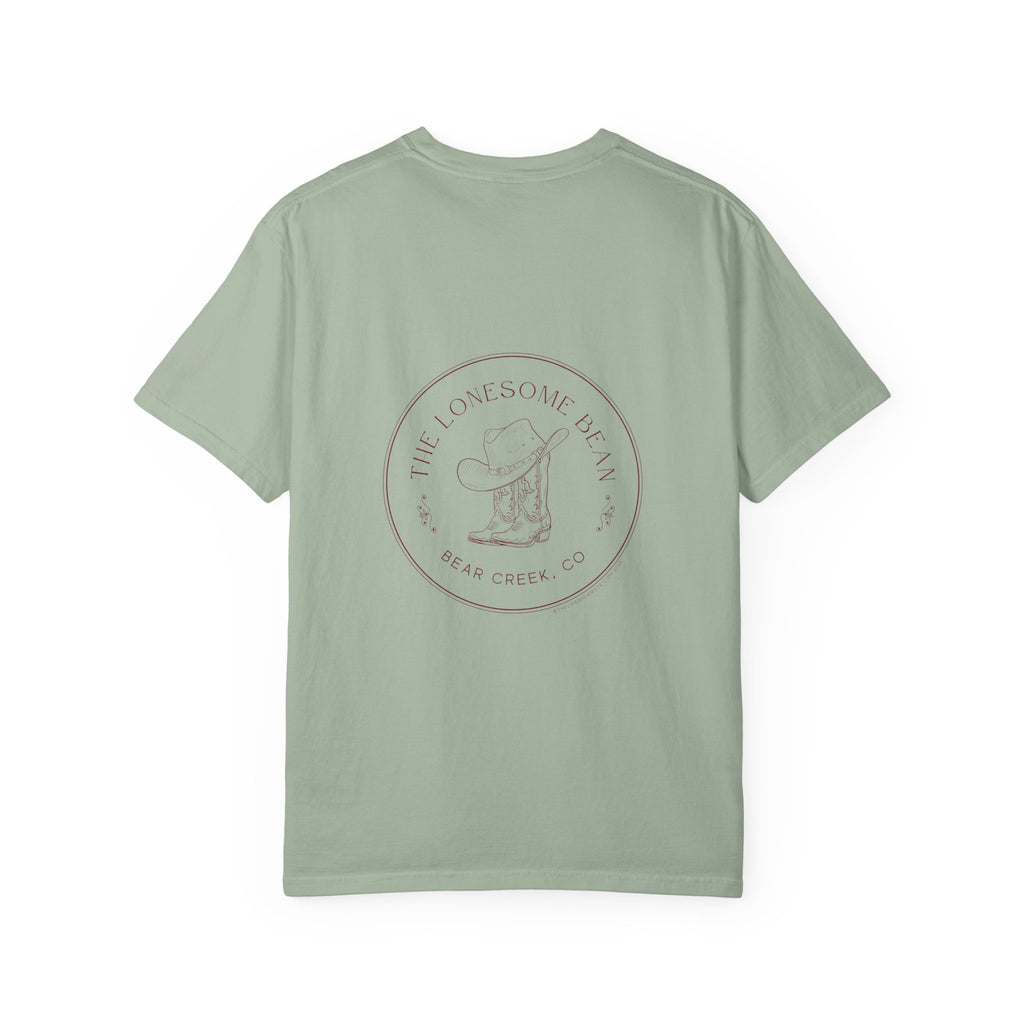 The Lonesome Bean Cafe (Bear Creek Series) Unisex Garment-Dyed T-shirt