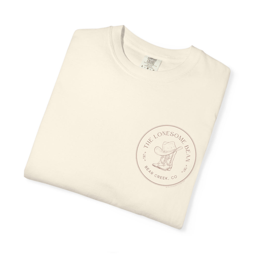 The Lonesome Bean Cafe (Bear Creek Series) Unisex Garment-Dyed T-shirt
