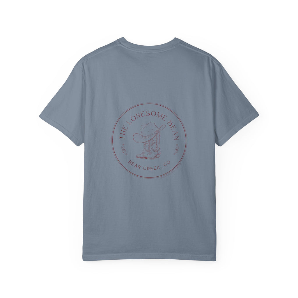 The Lonesome Bean Cafe (Bear Creek Series) Unisex Garment-Dyed T-shirt