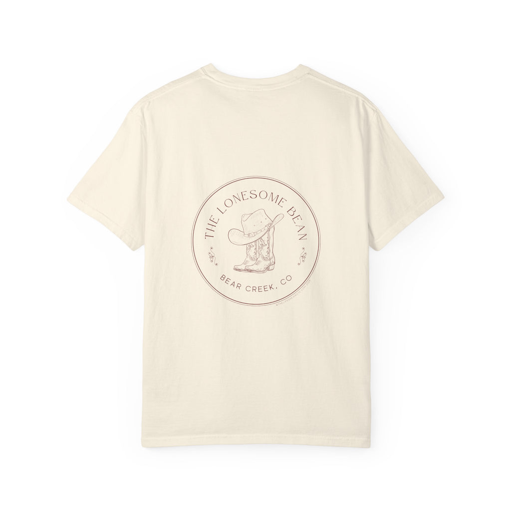 The Lonesome Bean Cafe (Bear Creek Series) Unisex Garment-Dyed T-shirt