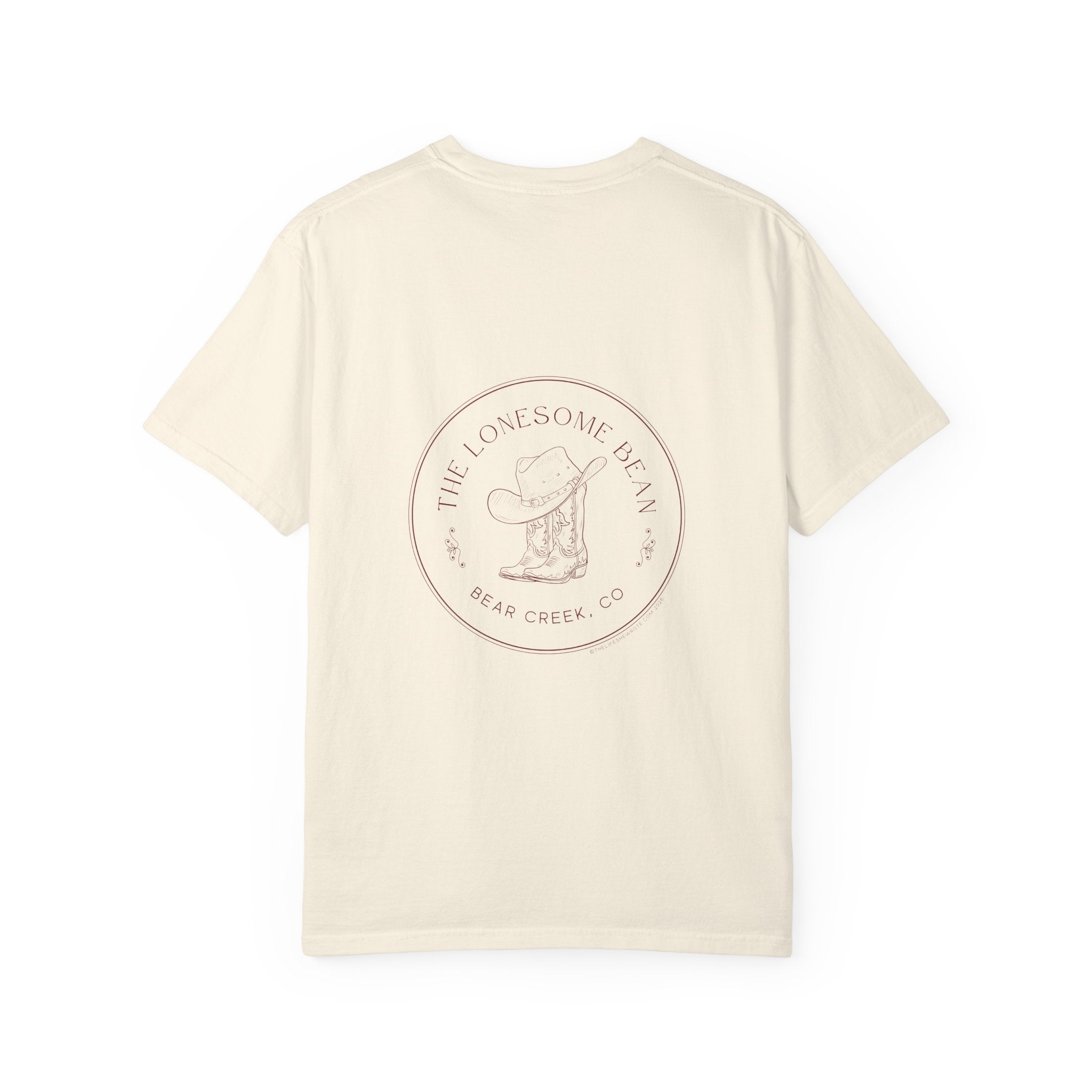 The Lonesome Bean Cafe (Bear Creek Series) Unisex Garment-Dyed T-shirt